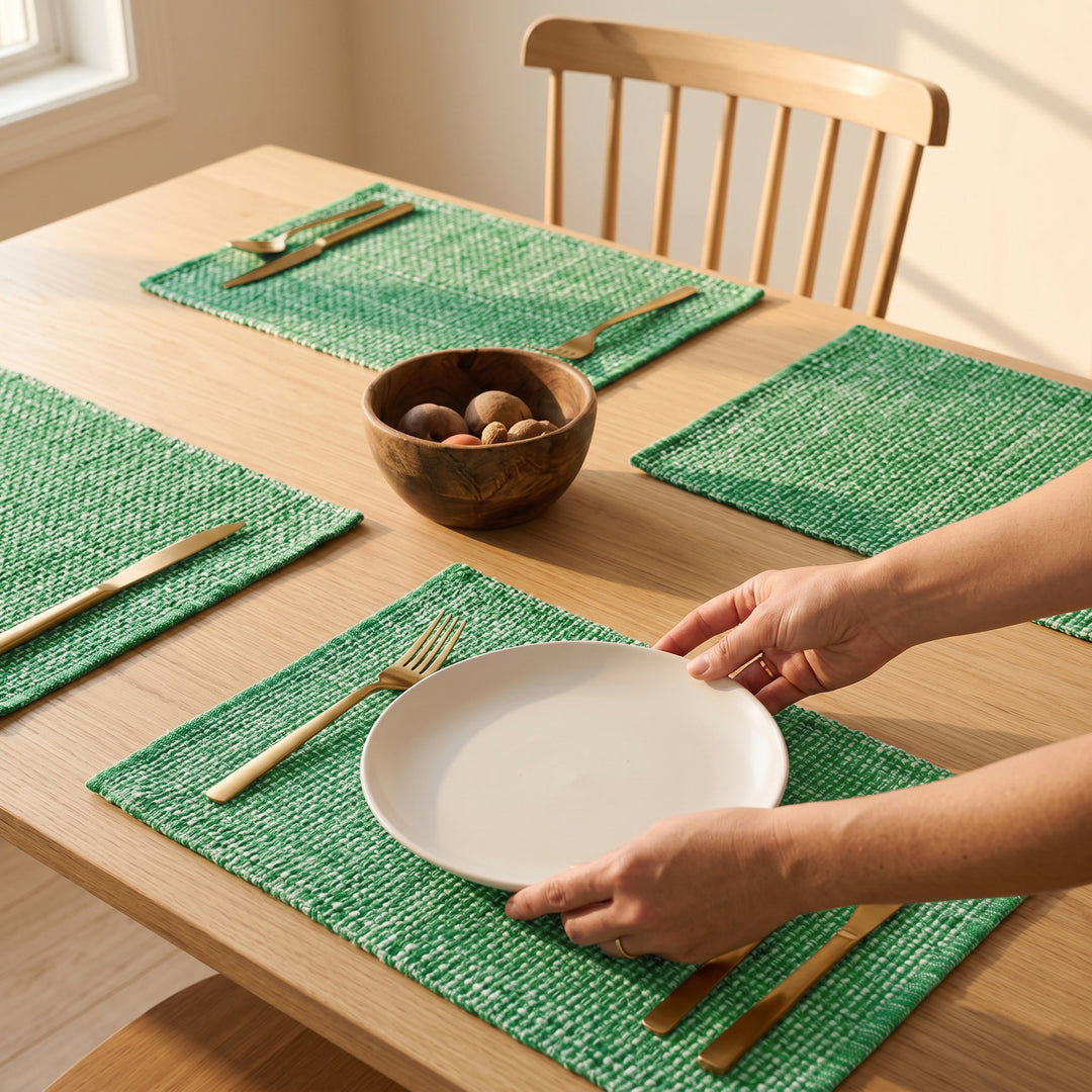 Cotton Woven Placemats Set of 4