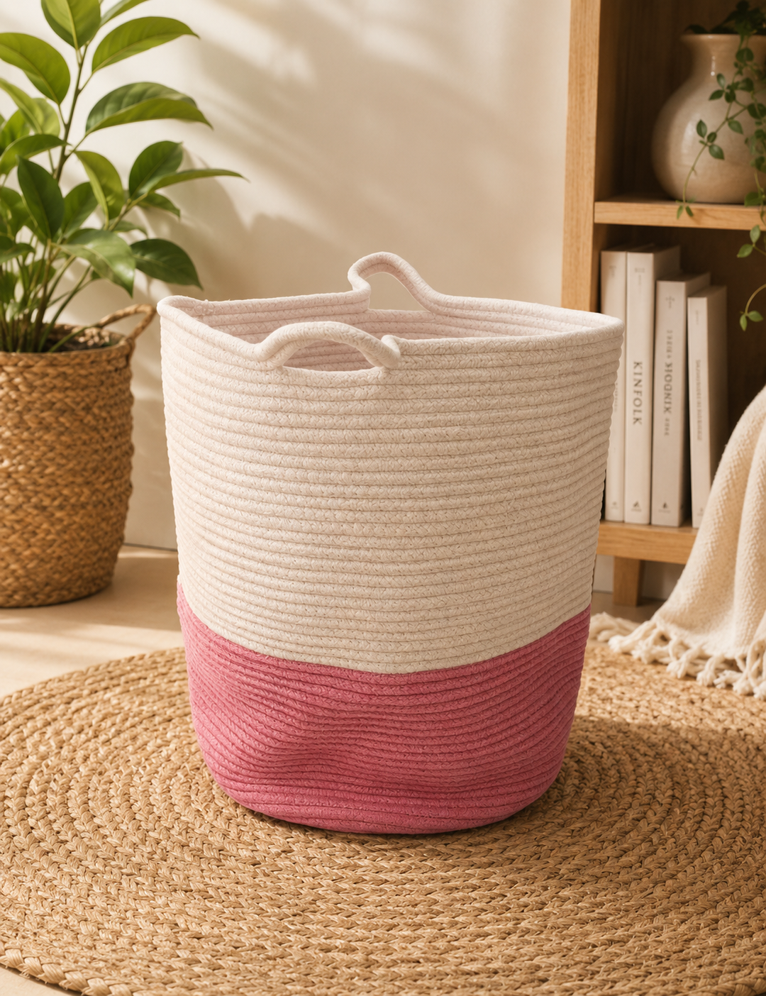 ONEARTH Cotton Cove Laundry Basket/Organizer