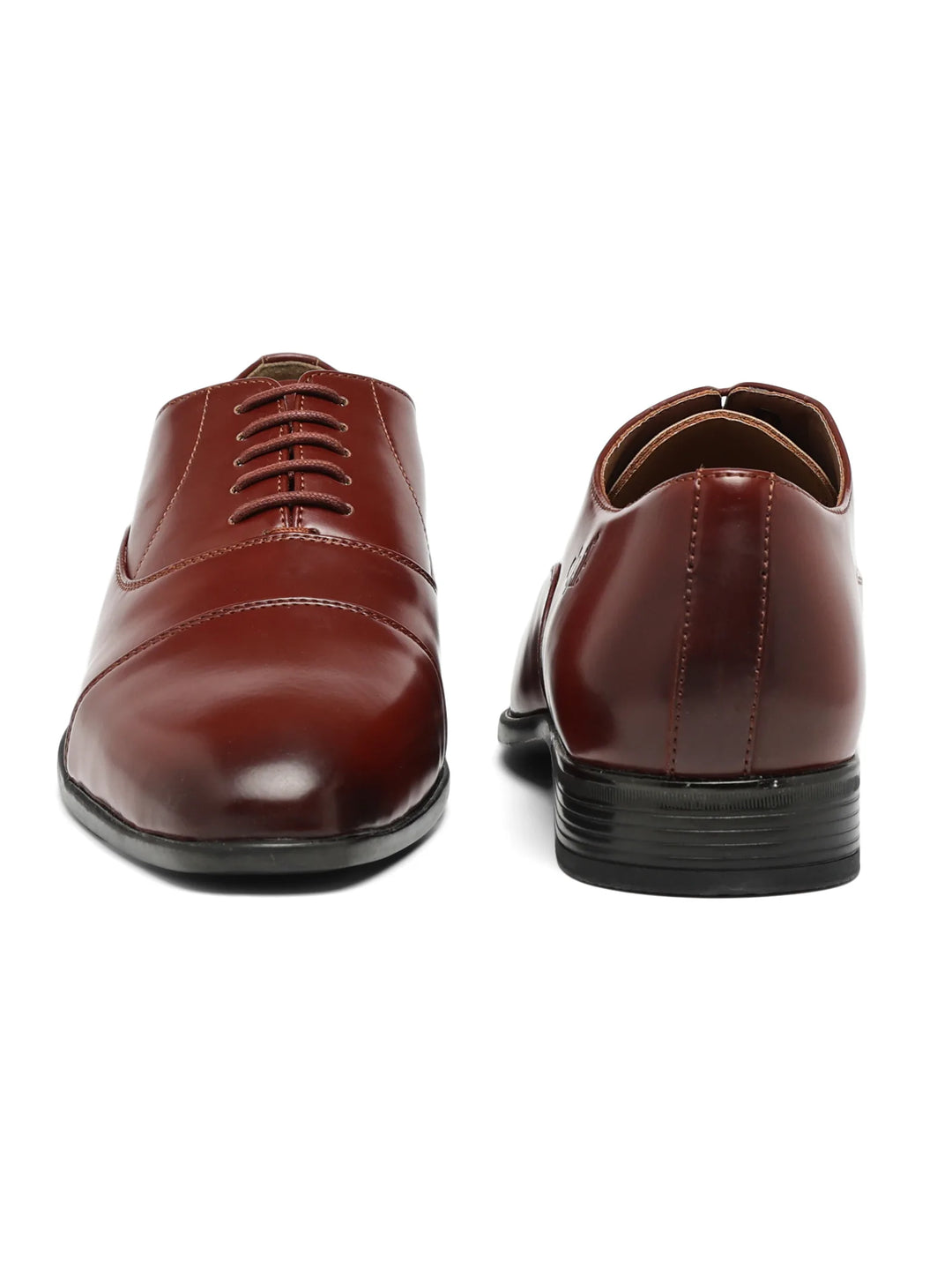 Suit Up Tan  Cap-Toe Oxford Shoes