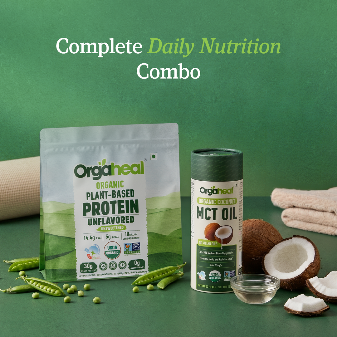Organic Plant Protein + Organic MCT Oil