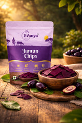 Jamun Chips - Antioxidant-Rich, Real Dried Fruit Snack