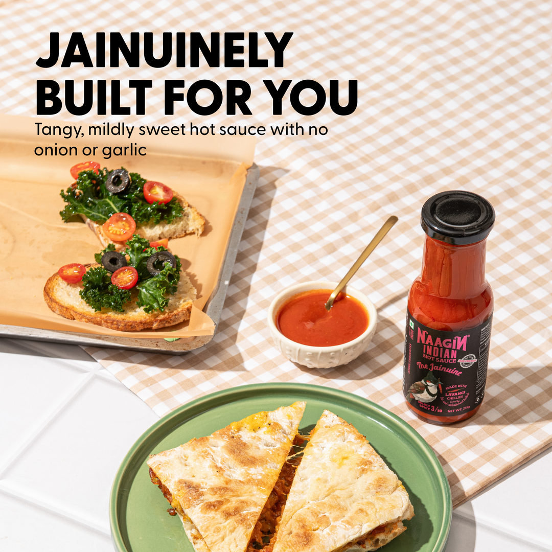 Naagin The Jainuine Hot Sauce - No onion No garlic, Jain Friendly