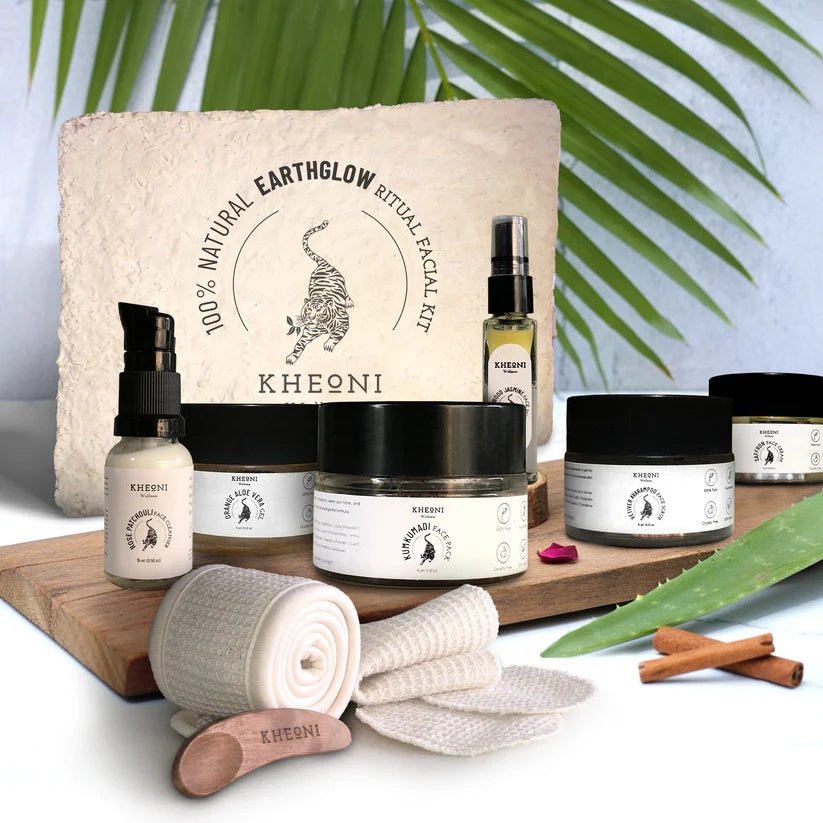 Kheoni 100% Natural Earthglow Ritual Facial Kit
