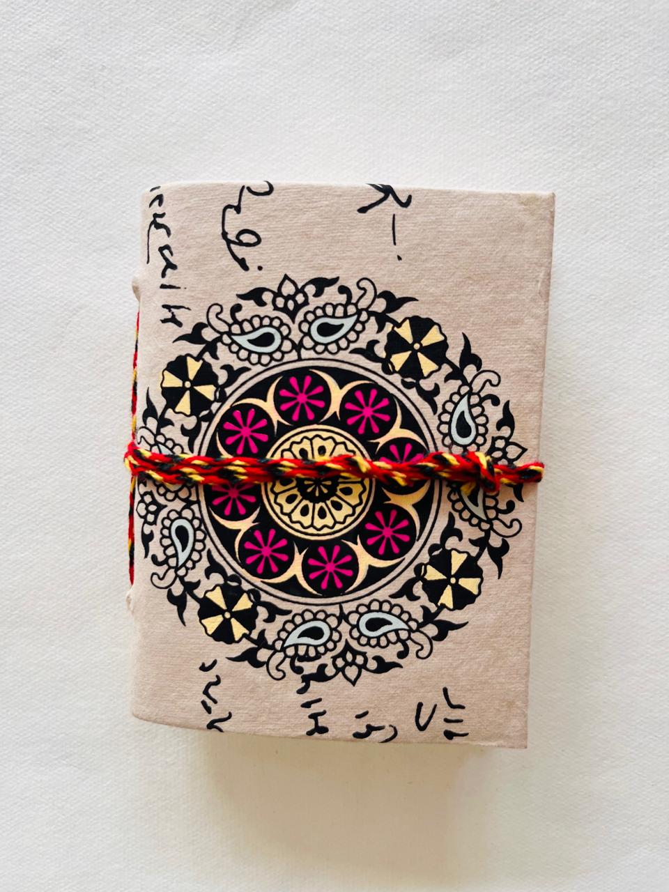 Set of 3 Handmade Fabric Pocket Diaries | Peekaboo | Sustainable