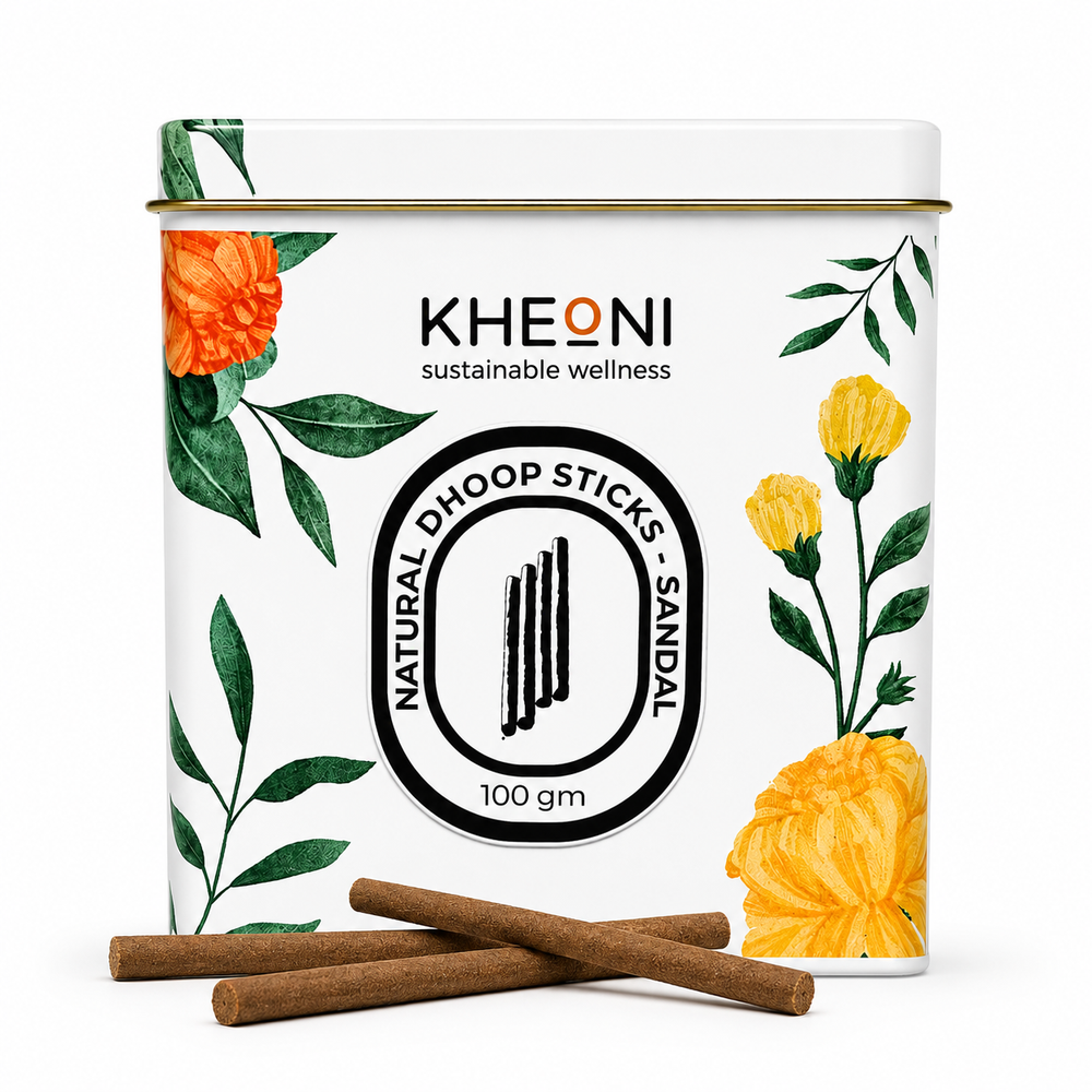 Kheoni Sandalwood Dhoop Sticks | Woody Aroma | Prayer & Meditation