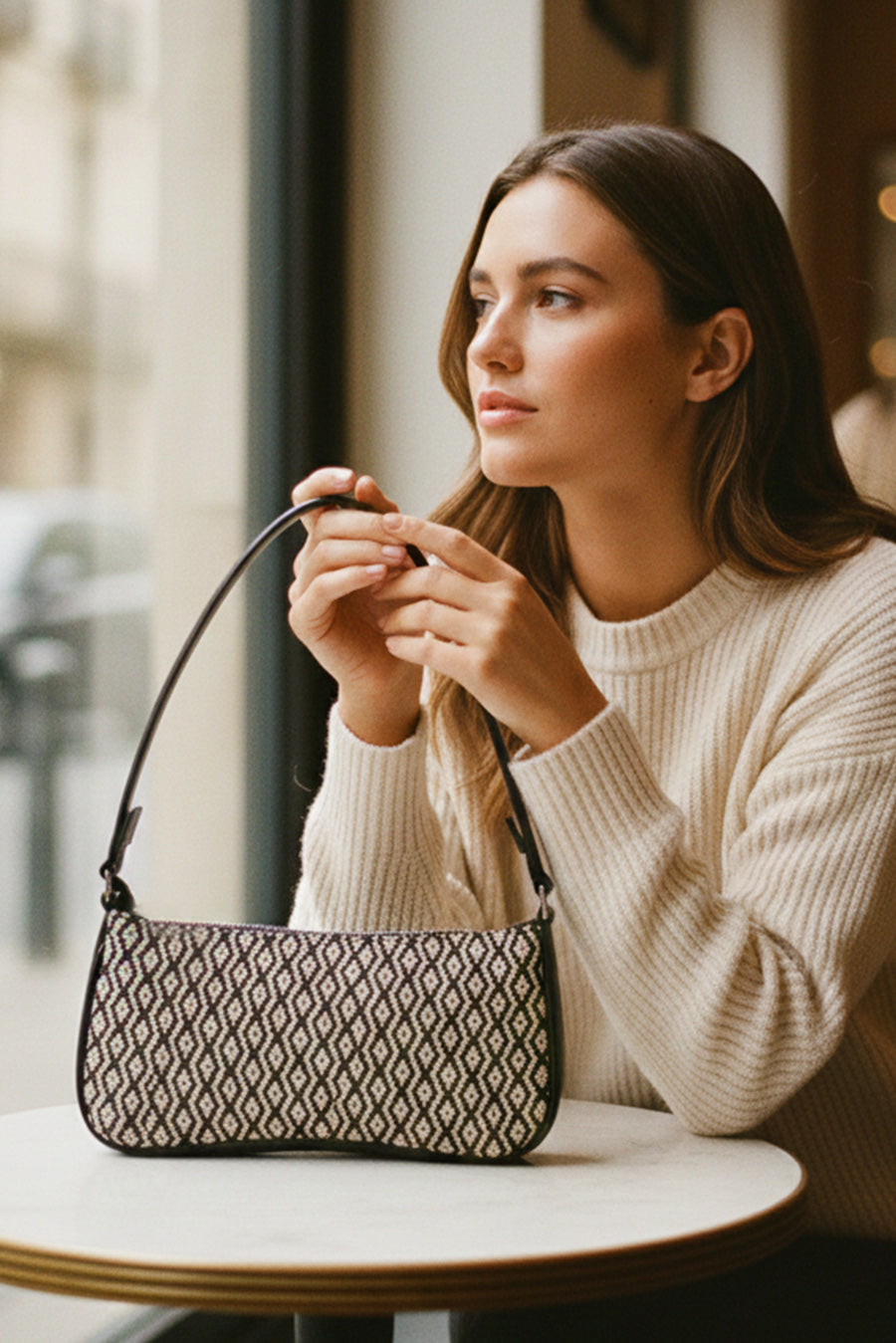 Emily Handloom Shoulder Bag