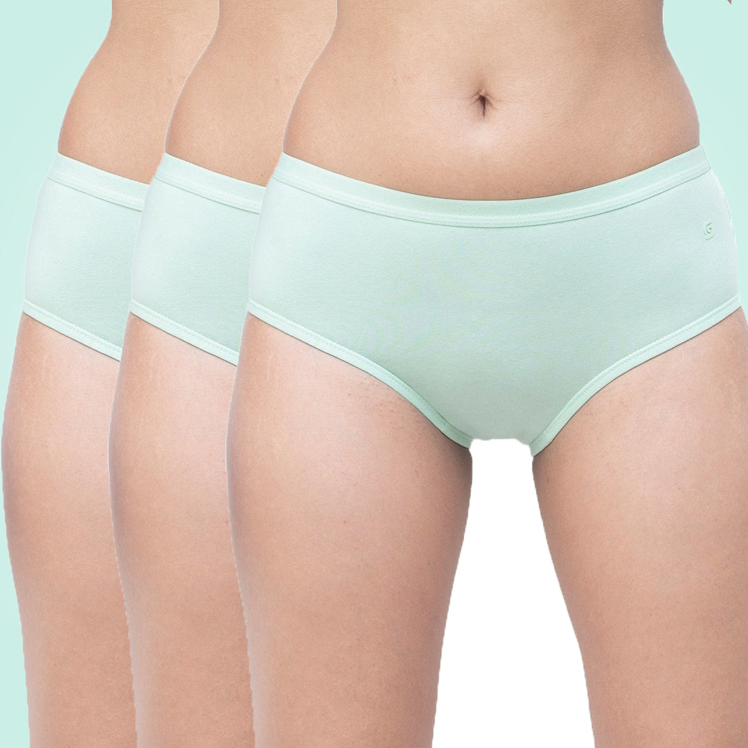 Organic Everyday Panty Greenfig (Hipster) (3pc)
