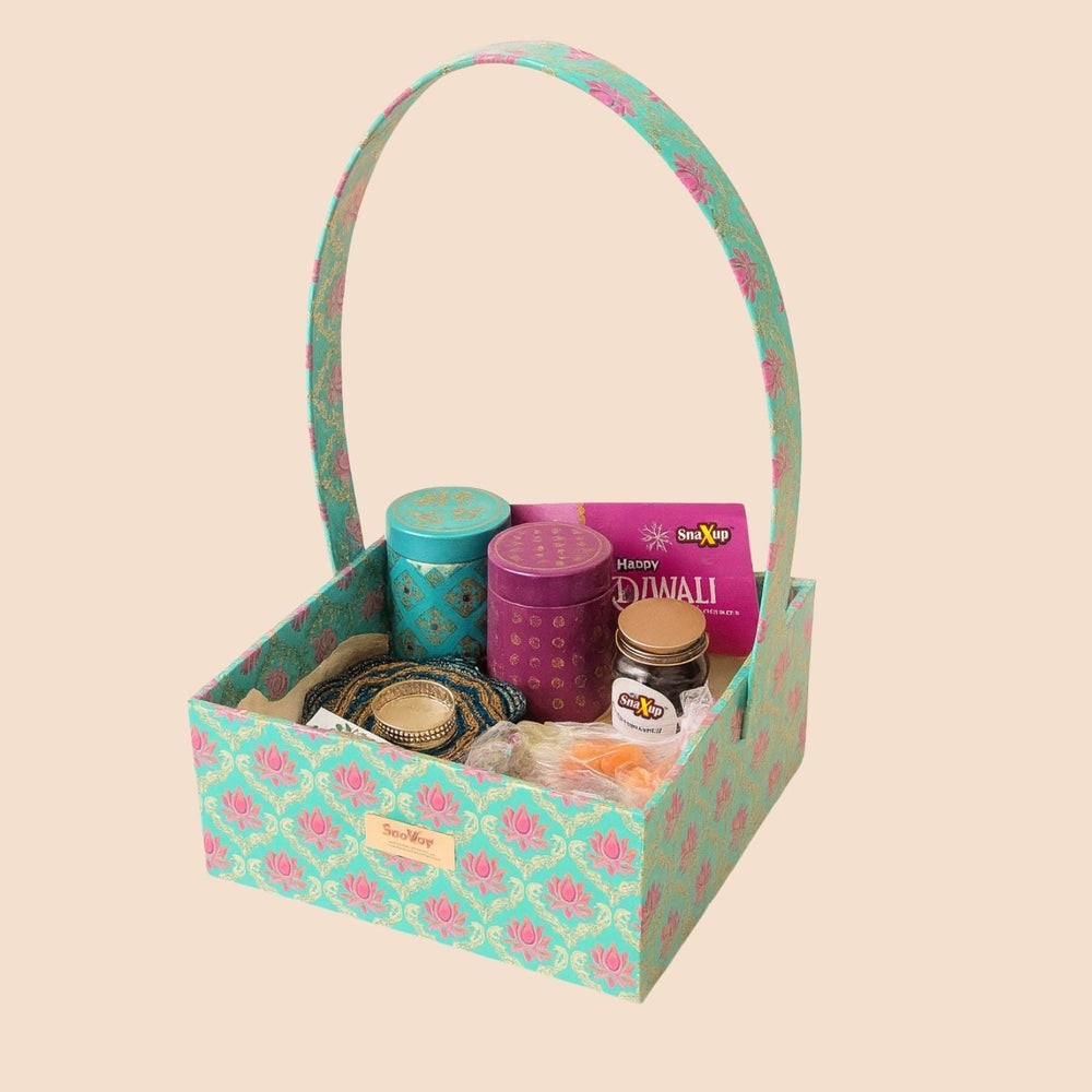 Luxury Diwali Gift Box - The Lotus Bling - Super Hamper