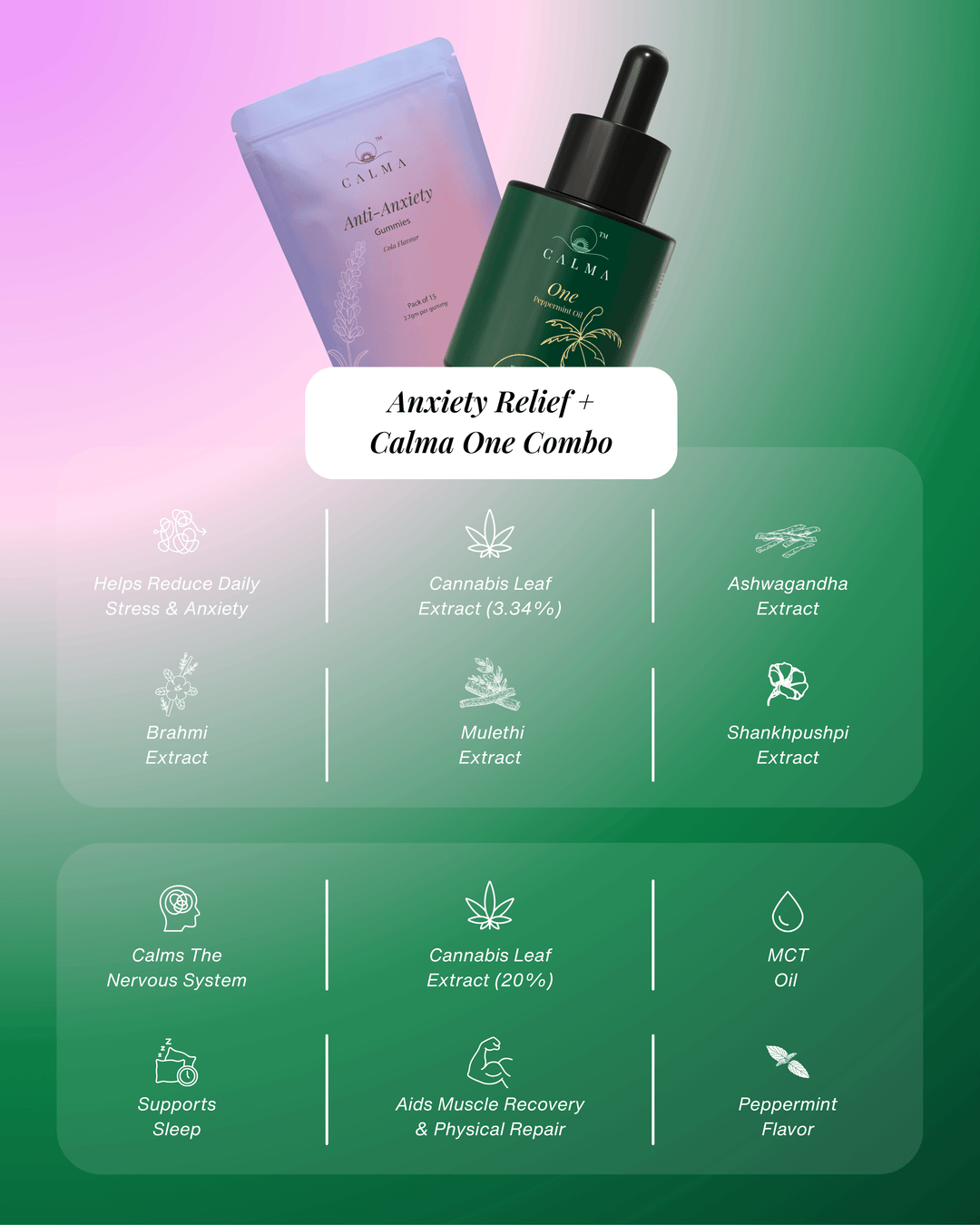 Calma One + Anxiety Relief Combo