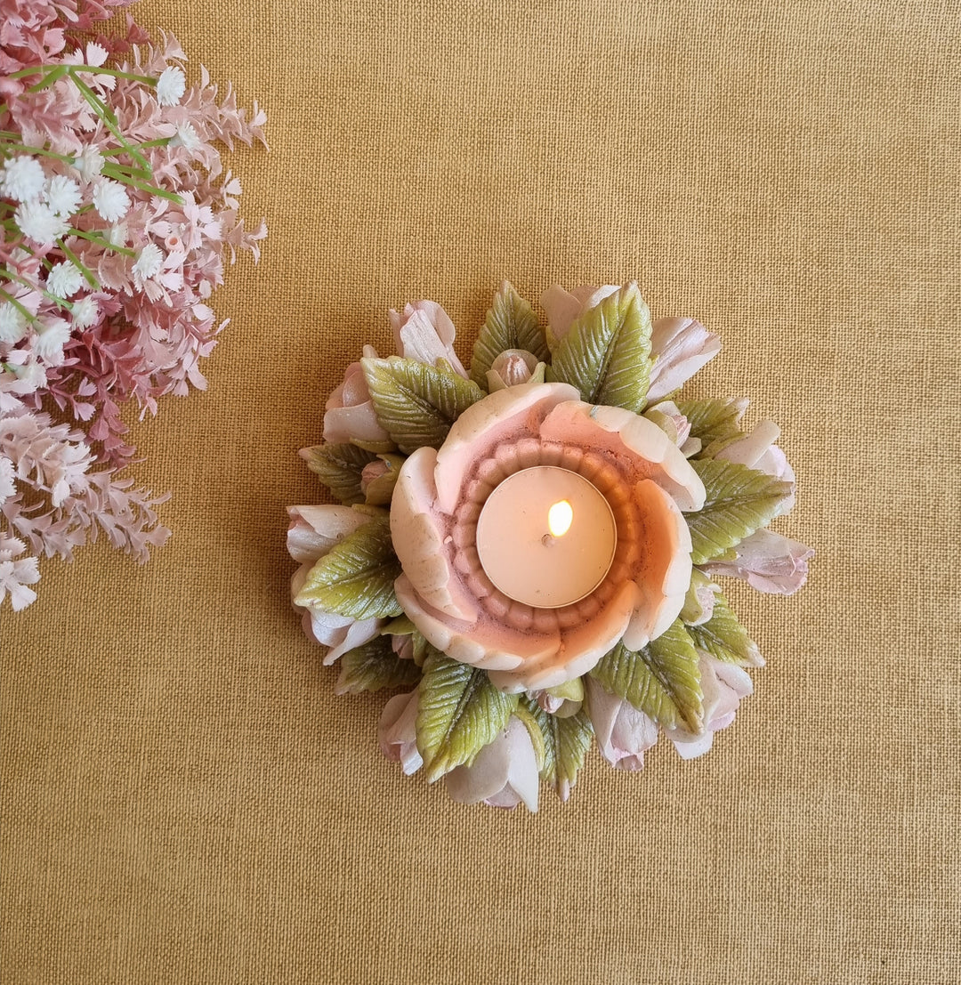 THE ASF SHOP Exotic Peony Tealight Holder