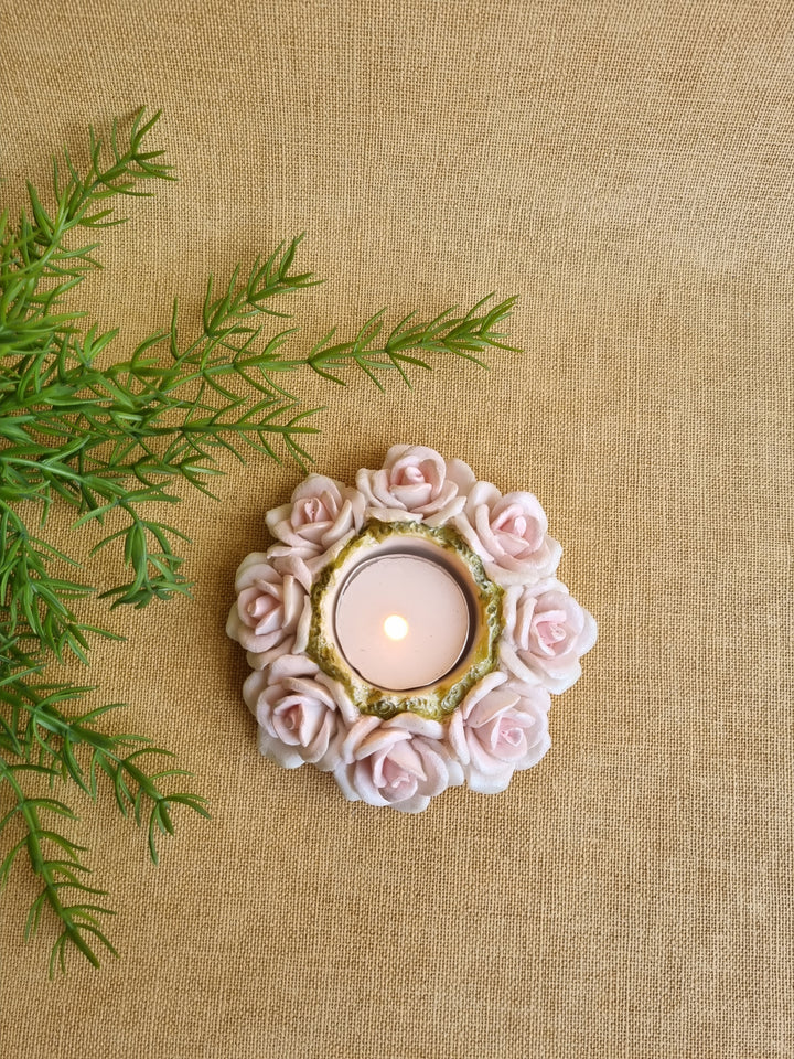 THE ASF SHOP Rosy Pink Tealight Holder