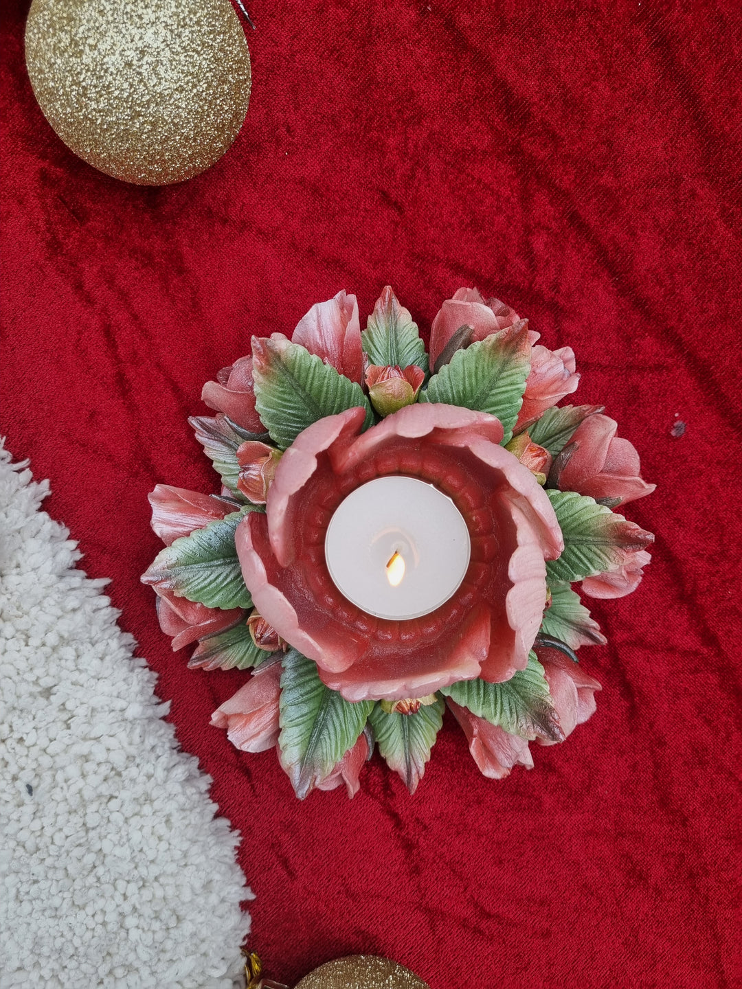 THE ASF SHOP Exotic Peony Tealight Holder