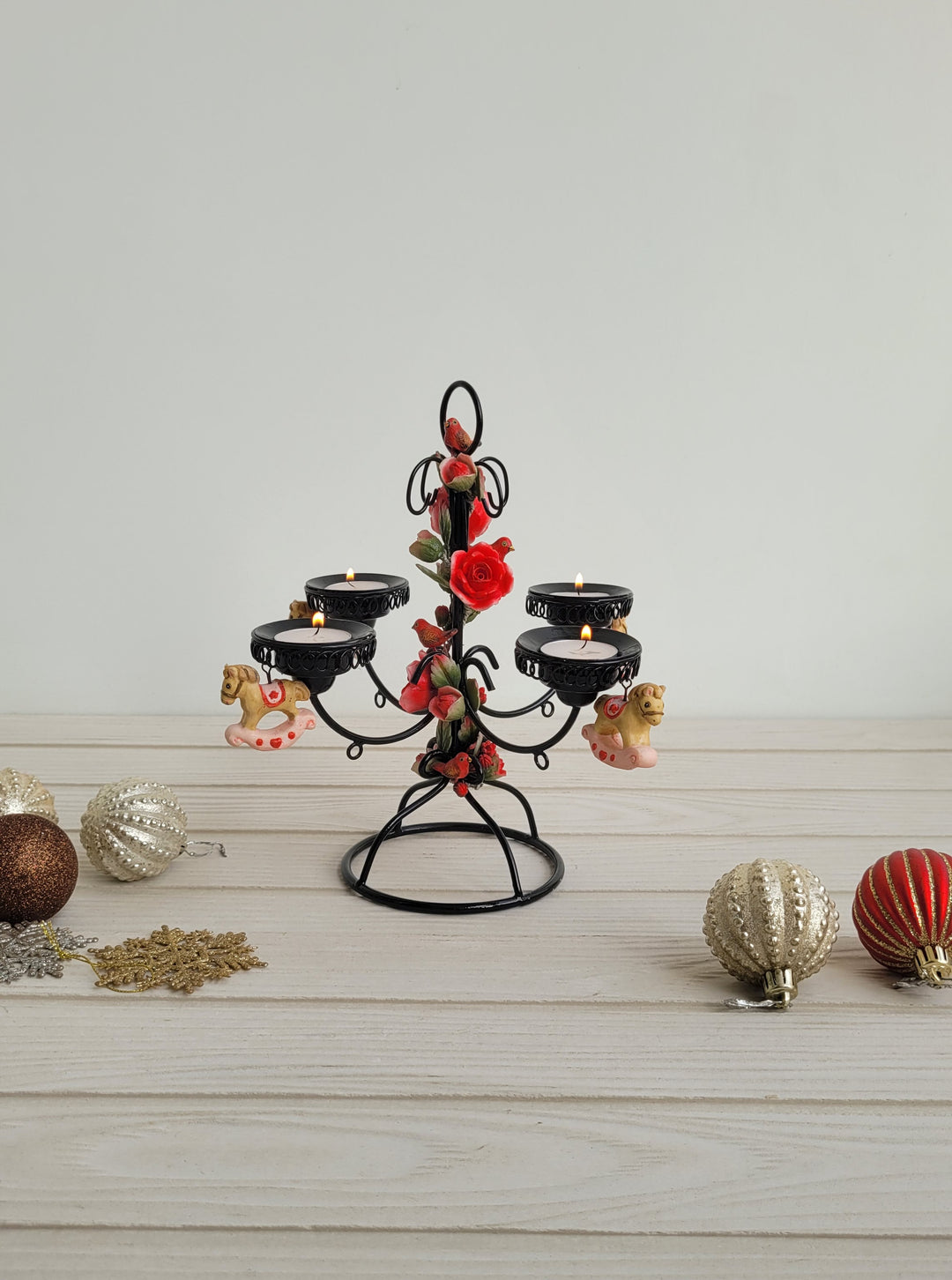 THE ASF SHOP The Inky Metal Candle Stand