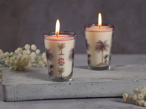 Conical Candle Votive Set of 2