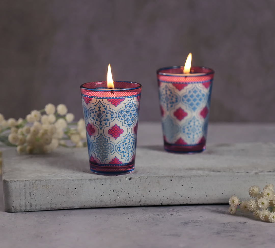 Conical Candle Votive Set of 2