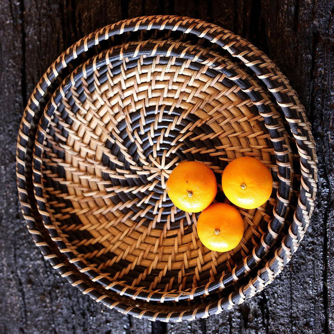 Goomti Whispering Willow Cane Trays