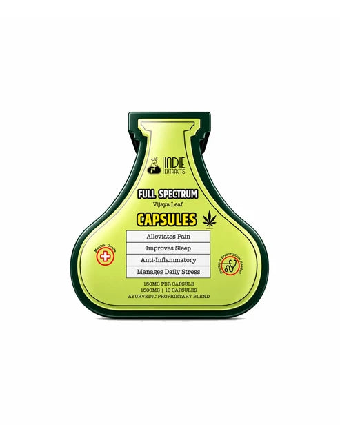 Indie Extracts Full Spectrum Vijaya Leaf Capsules | Pack of 10