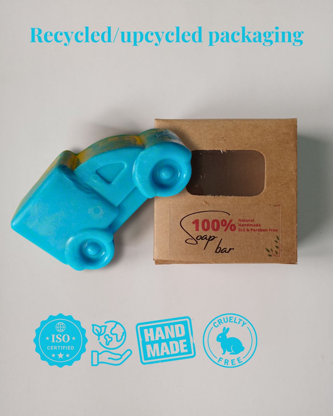 Sobek Naturals Kids Car Tempo Shaped Shea Butter Soap Set