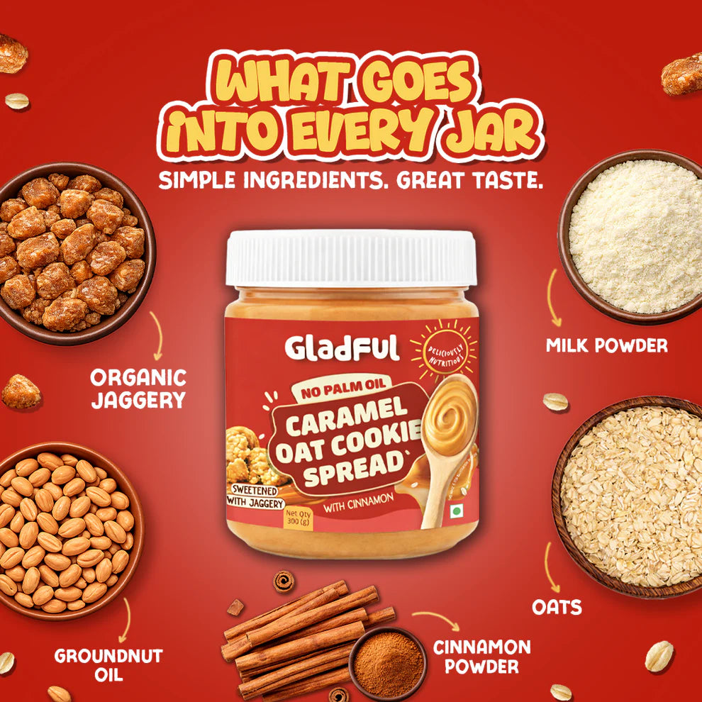 Gladful Better Spread Combo - 4 Packs | 1200g