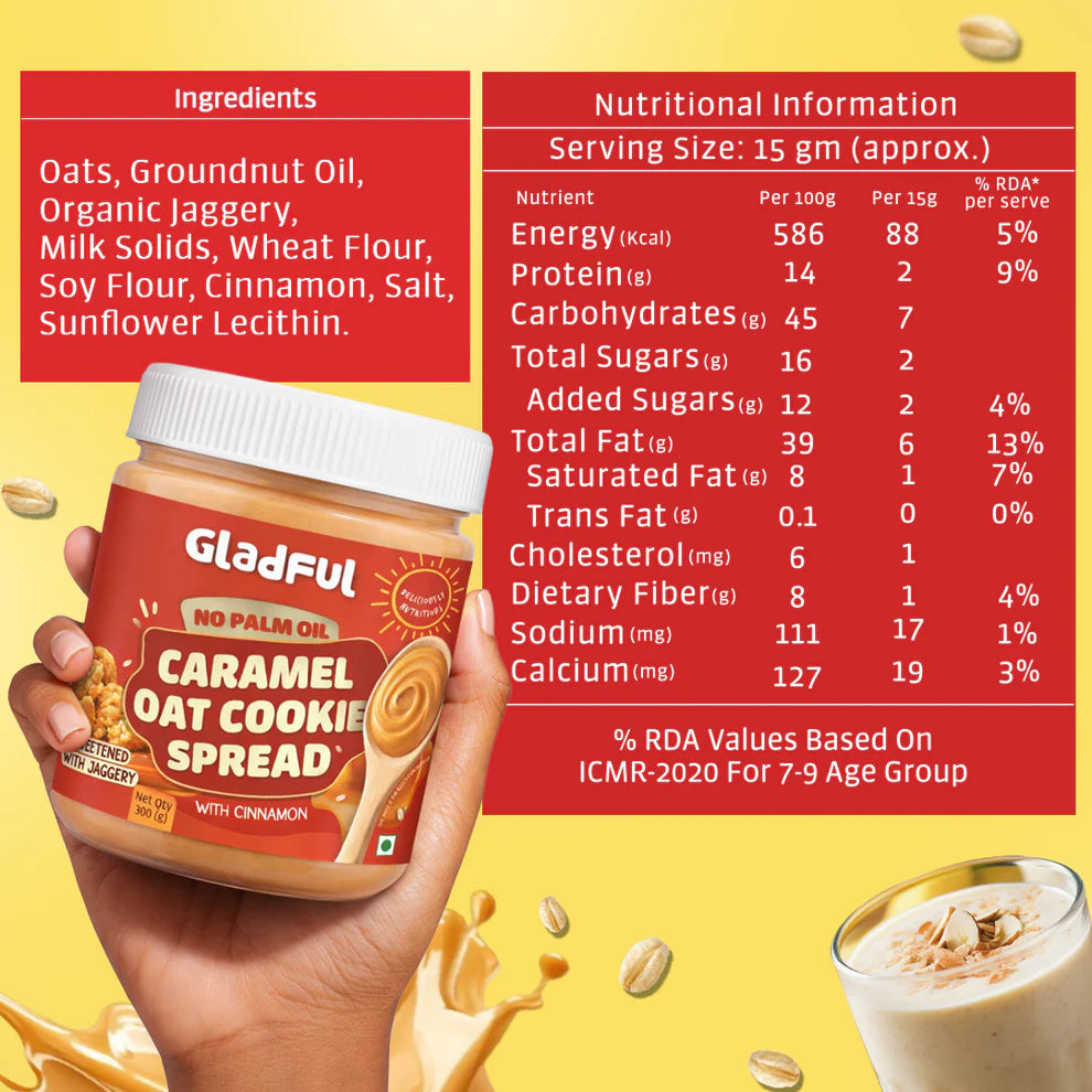 Gladful Better Spread Combo - 4 Packs | 1200g