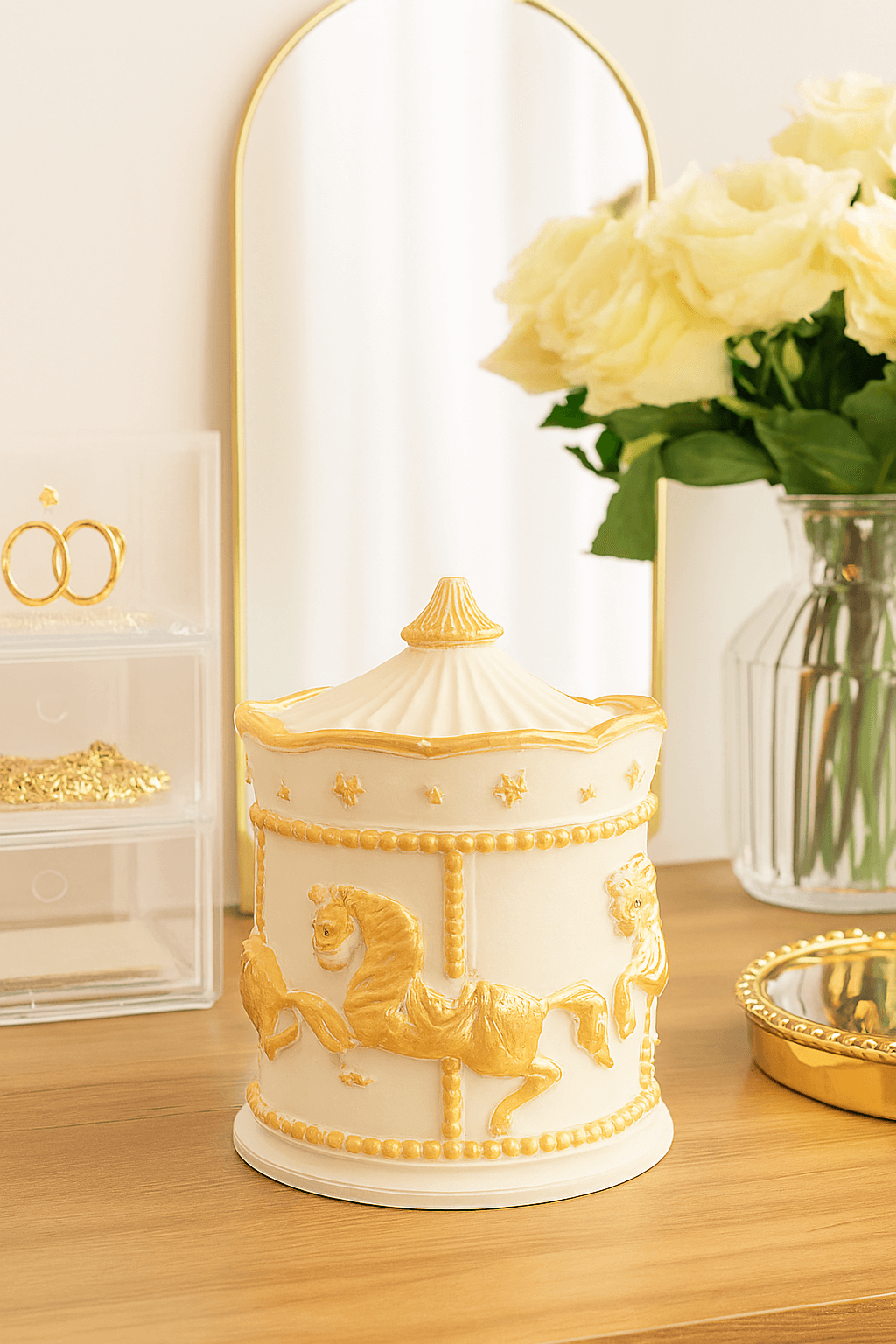 Carausal ceramic jar candle - Suspire