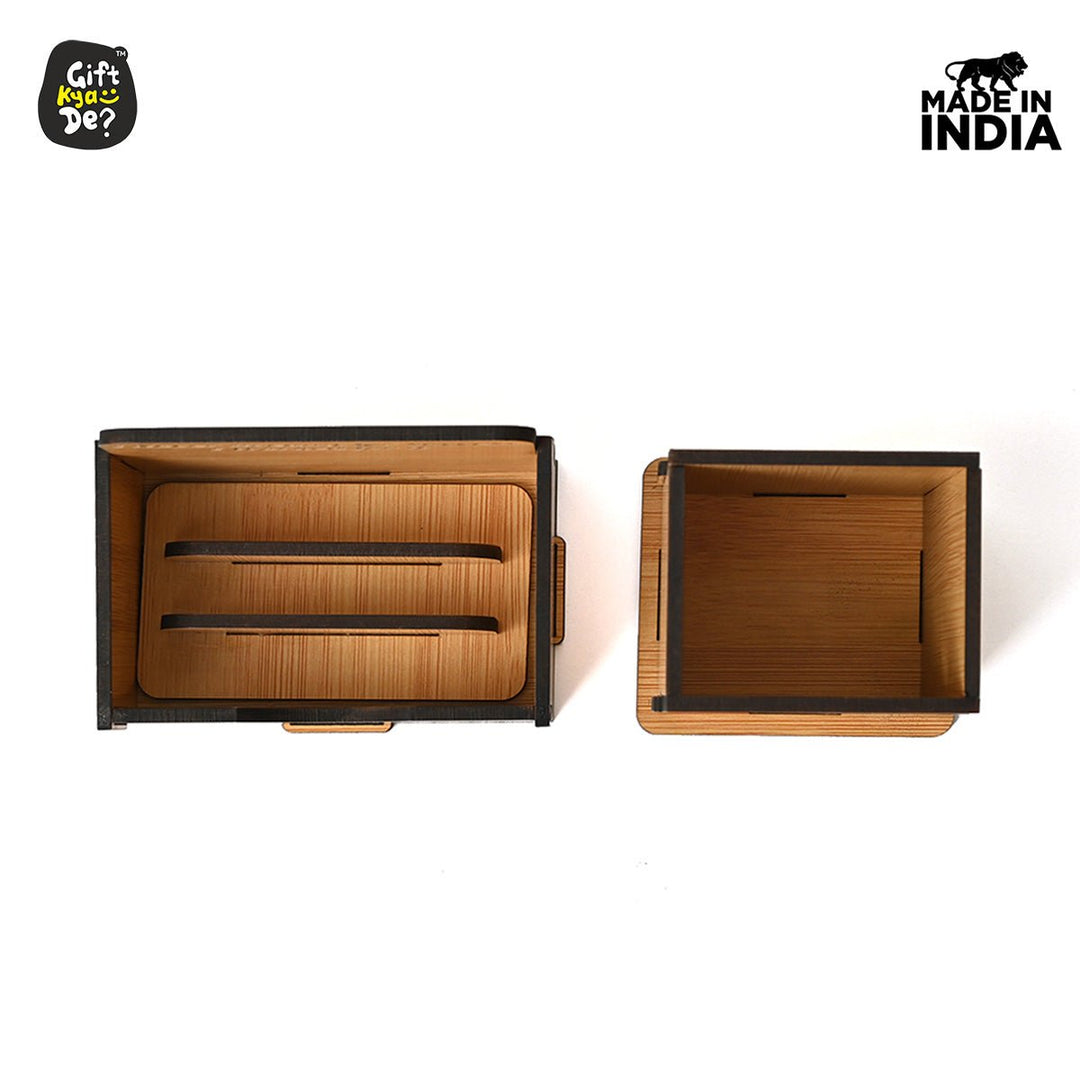 Gift Kya De 3 in 1 Mobile Stand, Pen Stand and Card Holder | Desk Accessories | Corporate Gifts