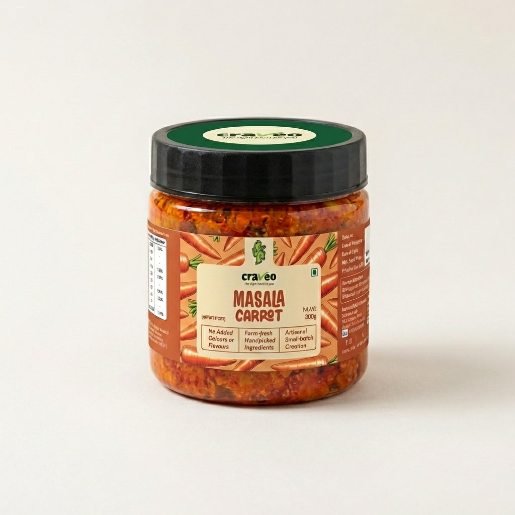 Craveo Masala Carrot Pickle | Gajar ka Achar