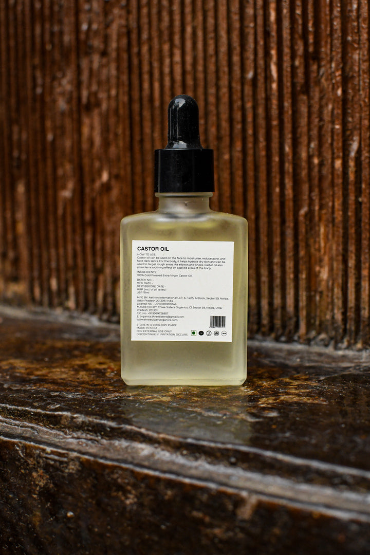 100% Cold Pressed Castor Oil - 30 ml