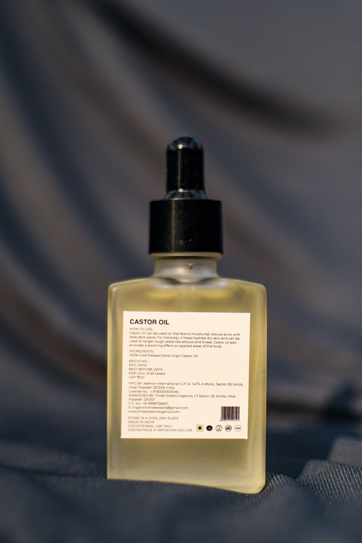 100% Cold Pressed Castor Oil - 30 ml