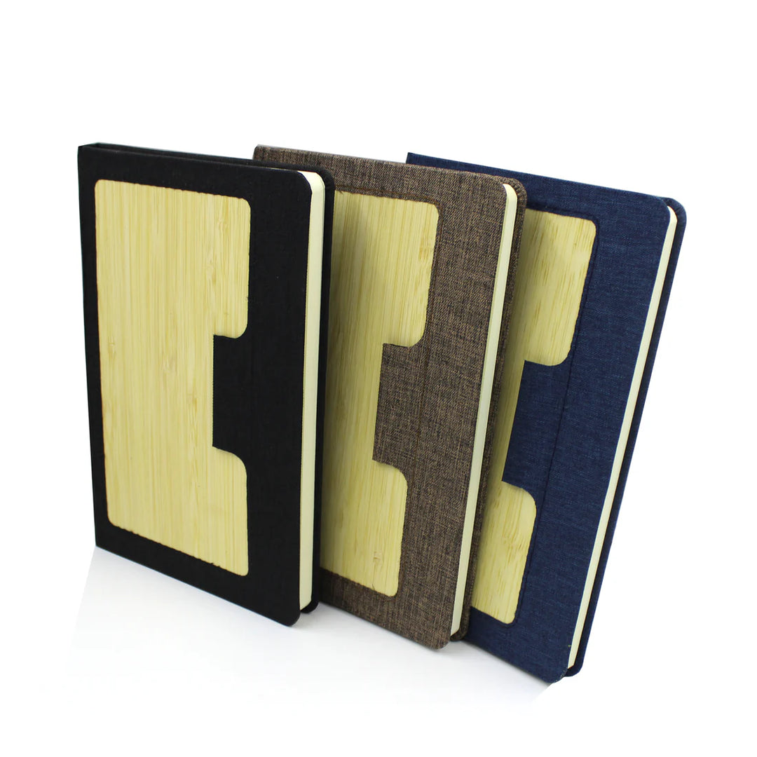 Viva Global NOVITA R-Pet Natural Bamboo Material Notebook