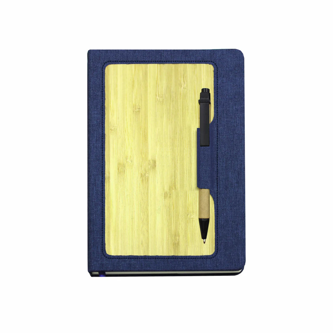 Viva Global NOVITA R-Pet Natural Bamboo Material Notebook