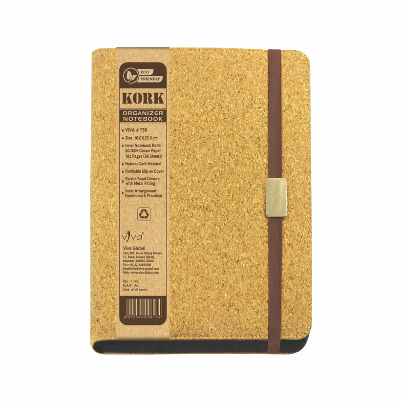 Viva Global Kork - Organizer Notebook