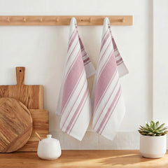 Striped Cotton Dish Towels ( Set of 2 )
