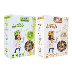 CookGarden Gluten Free Quinoa Pasta & Oats Pasta Combo - Pack of 2