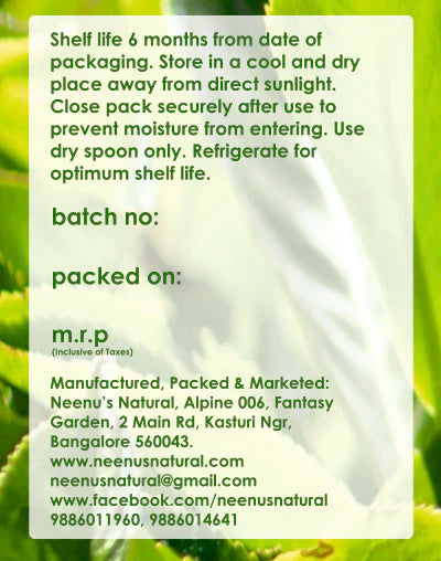 Neenus Natural Chai Masala - 100 gm