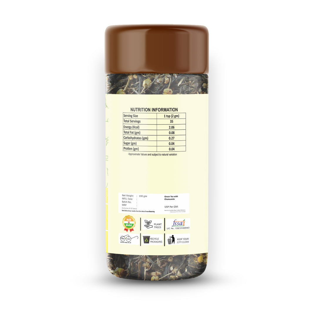 Snaxup Green Tea With Chamomile Tea