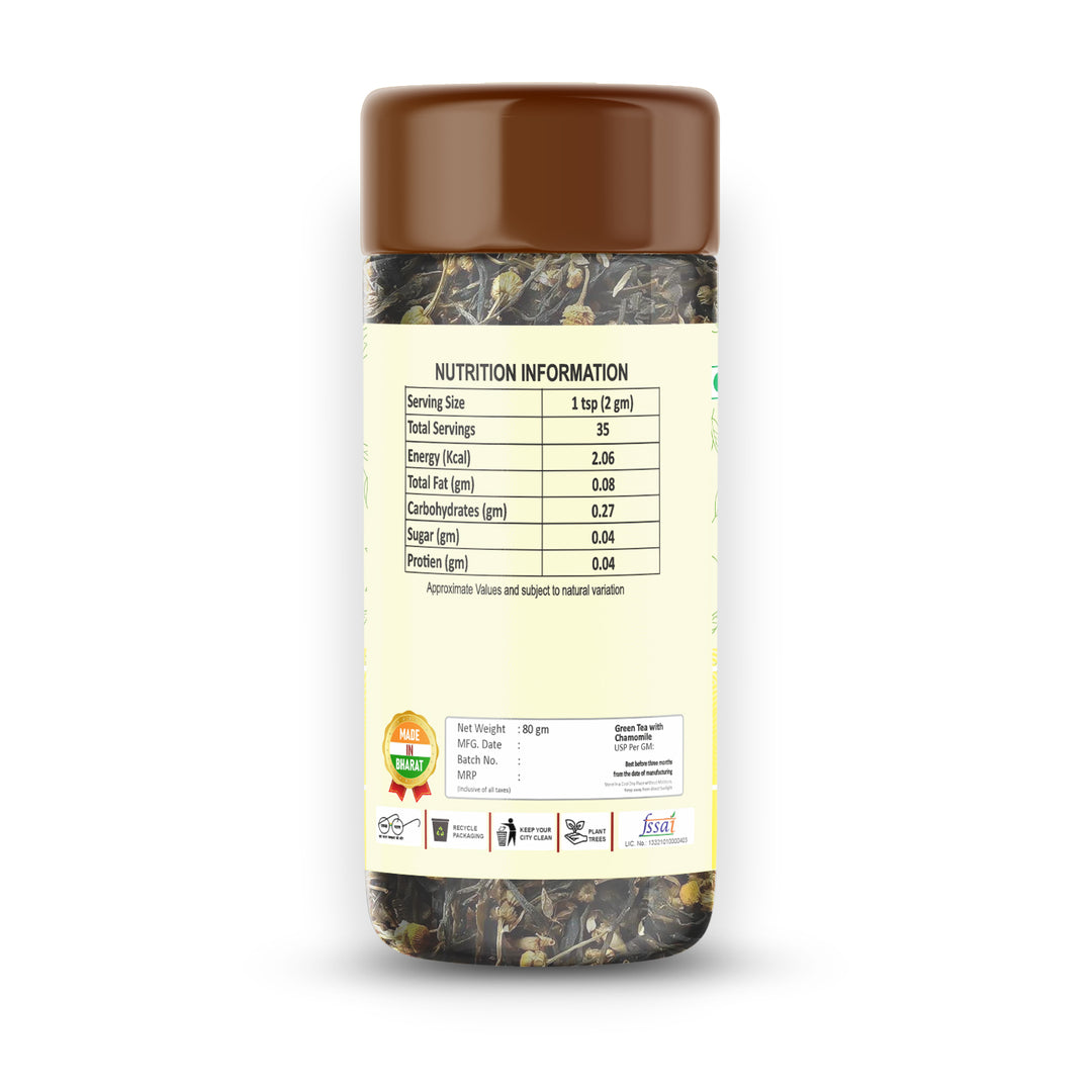 Snaxup Green Tea With Chamomile Tea