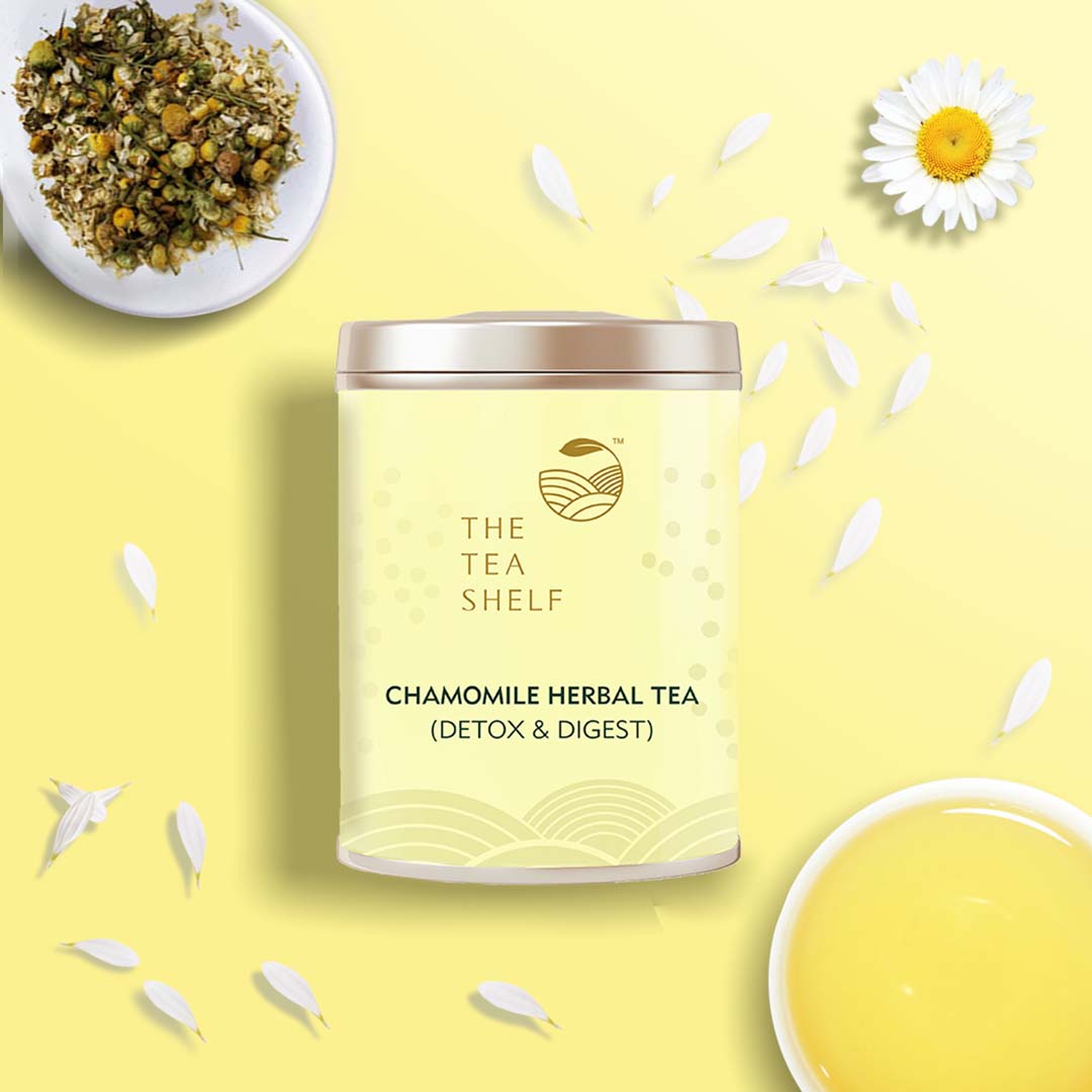 The Tea Shelf Pure Chamomile Herbal Tea 50gms
