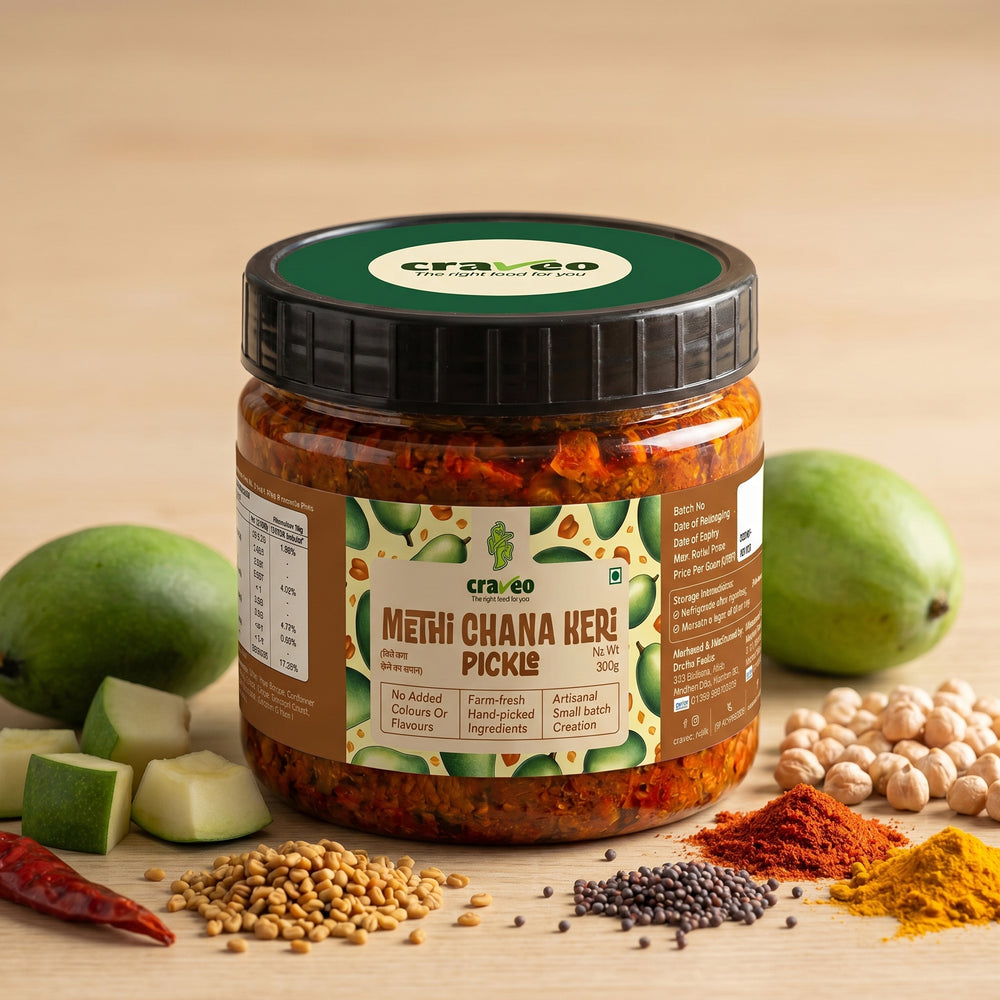 Craveo Methi Chana Keri Pickle