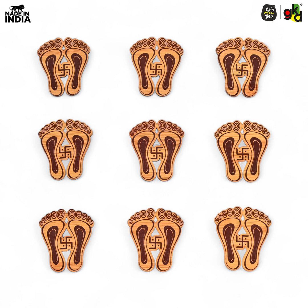 Gift Kya De Devi Charan Paduka (Pack of 9) | Diwali Gifts