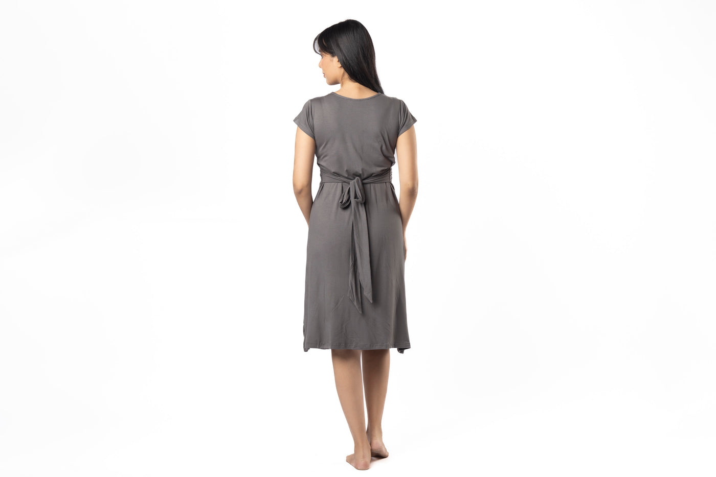 Charcoal Grey Maternity Everyday Dress