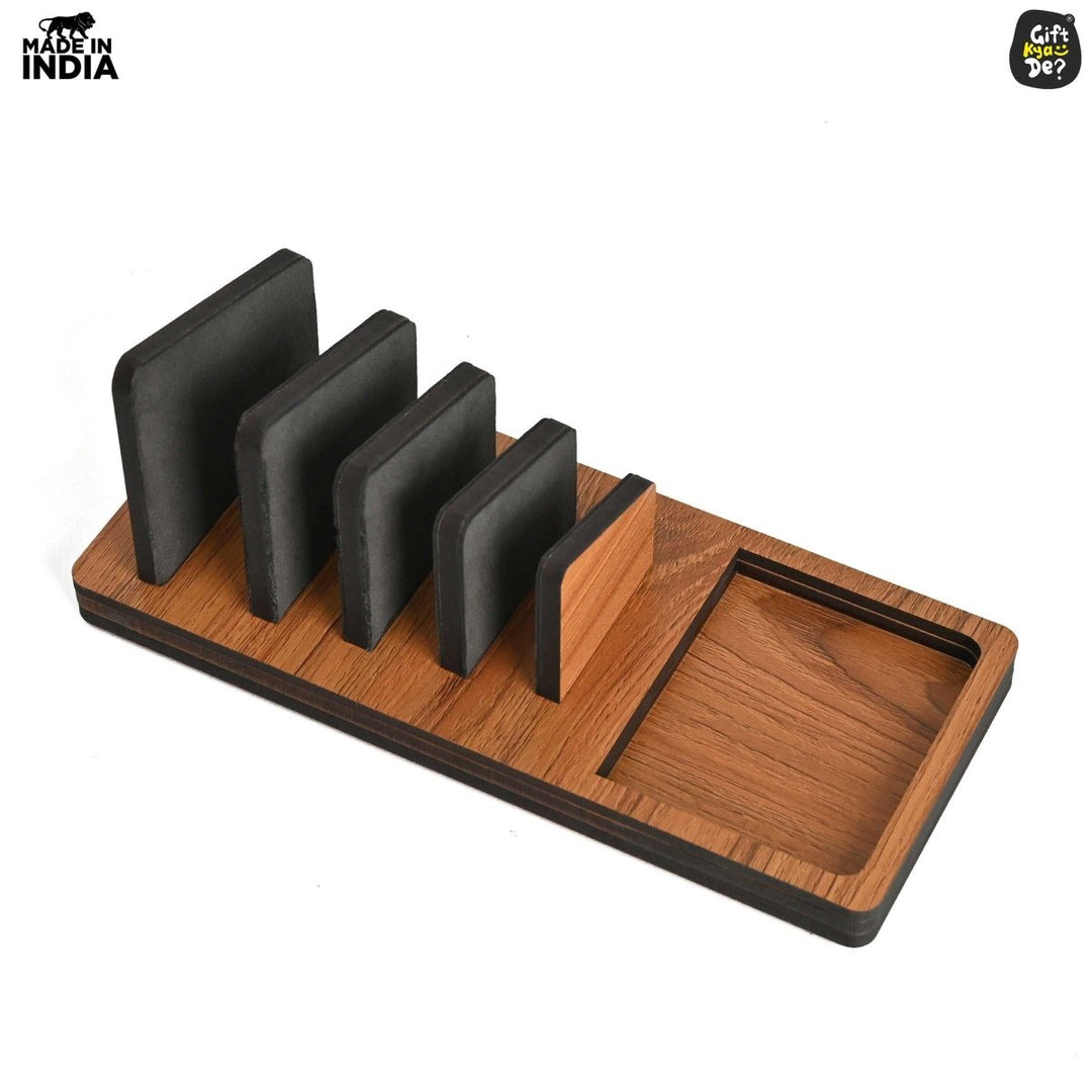 Gift Kya De Multi-Device Charging Stand Organizer for Laptop, Tablet, Mobile And Power Bank | All-In-One Charging Station