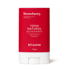 Bitamin Strawberry Teens Natural Deodorant - 15 g