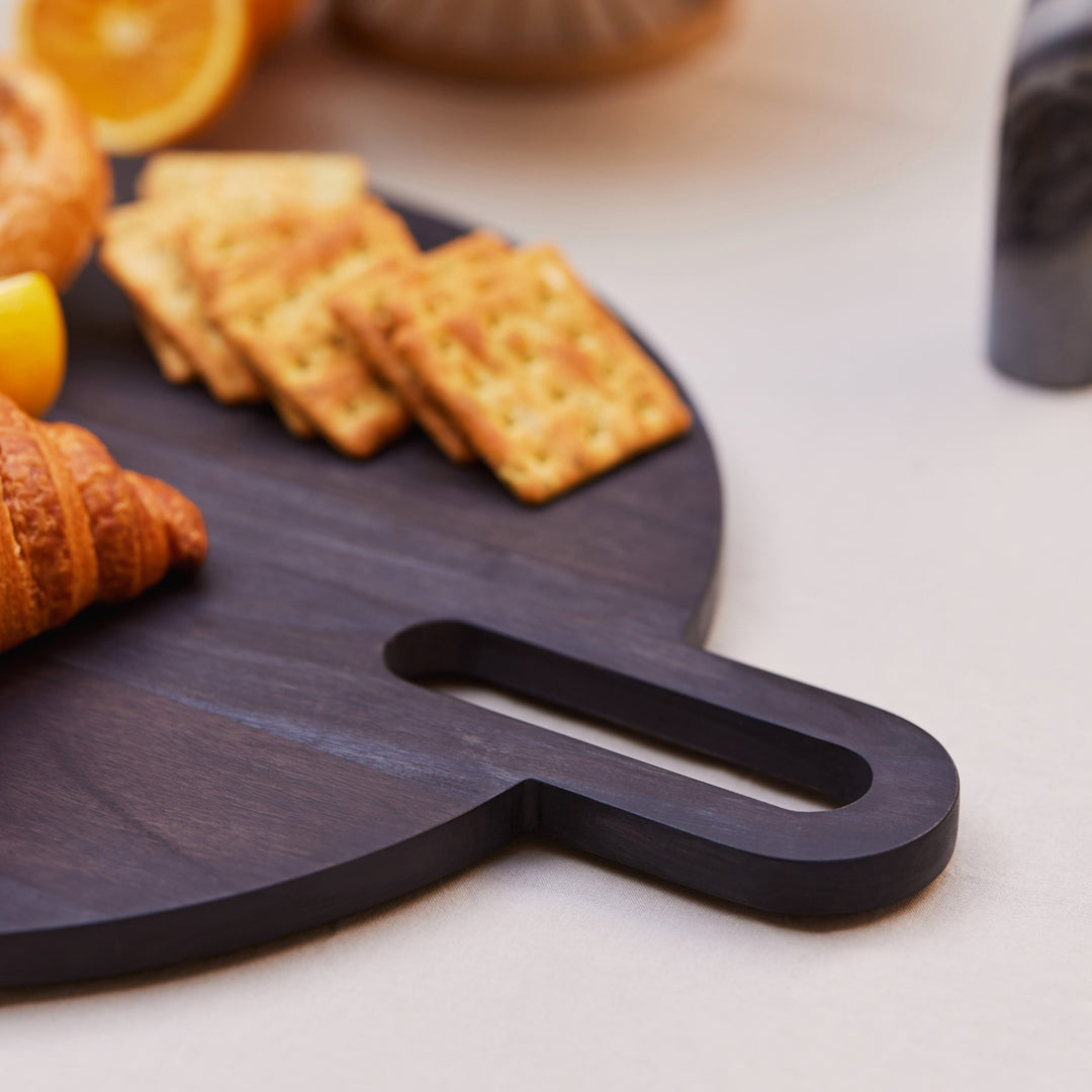 Muun Home Acacia Wood Round Platter