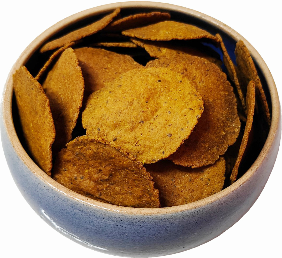 GUILTCHIP Baked Chickpea Chips With Dill And Cumin - 150 gm
