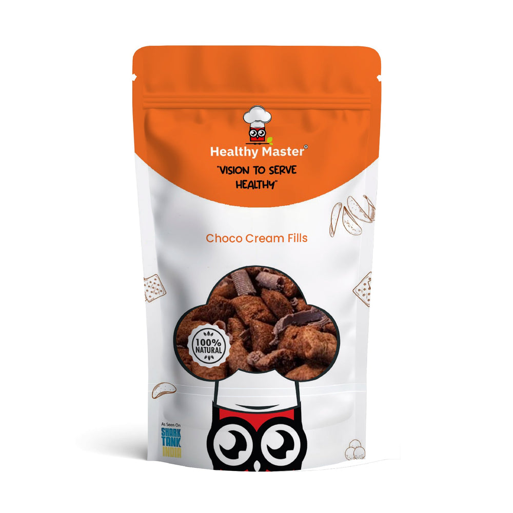 Healthy Master Choco Cream Fills | Crunchy Cereal with Chocolate Filling | Breakfast & Snack Option