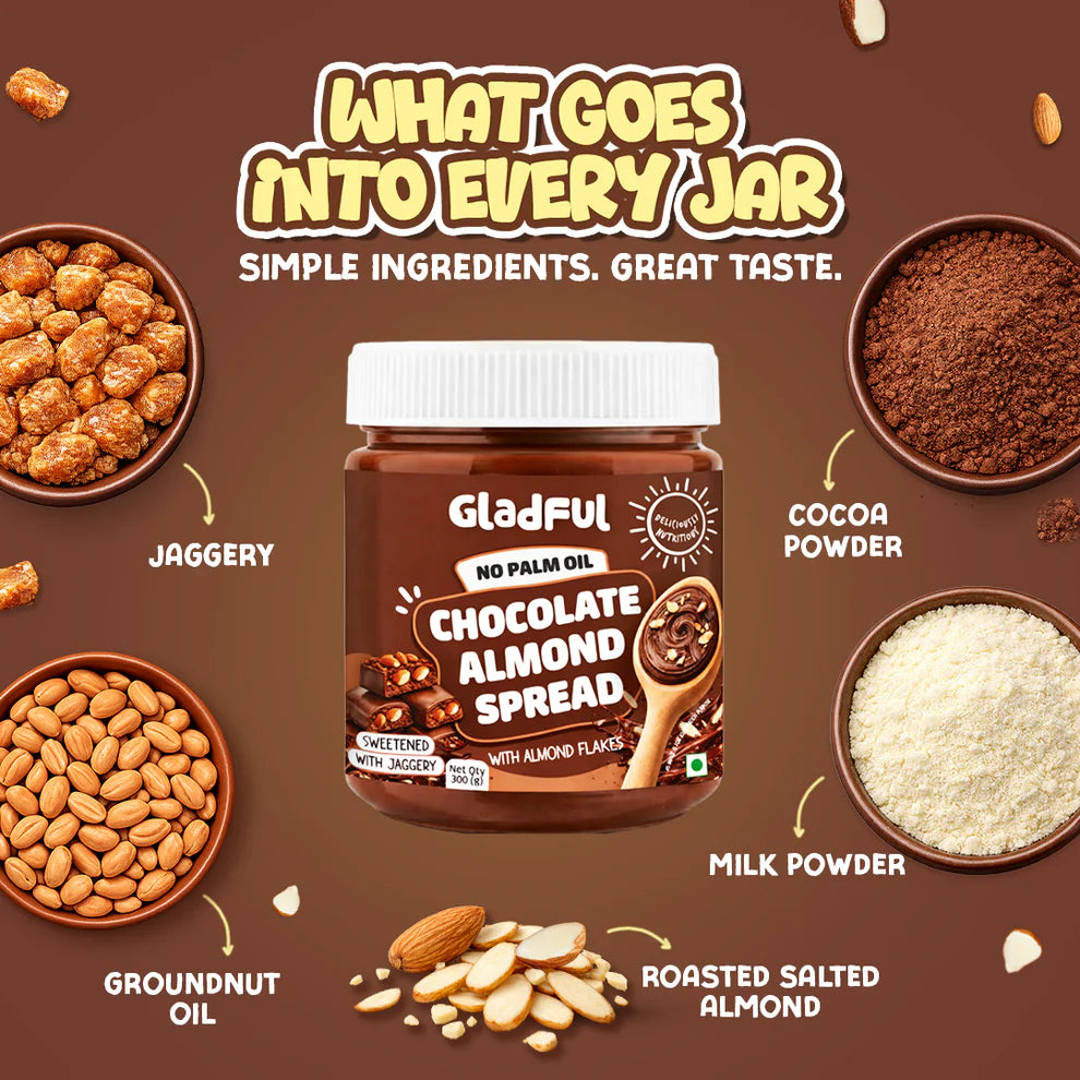 Gladful Better Spread Combo - 4 Packs | 1200g