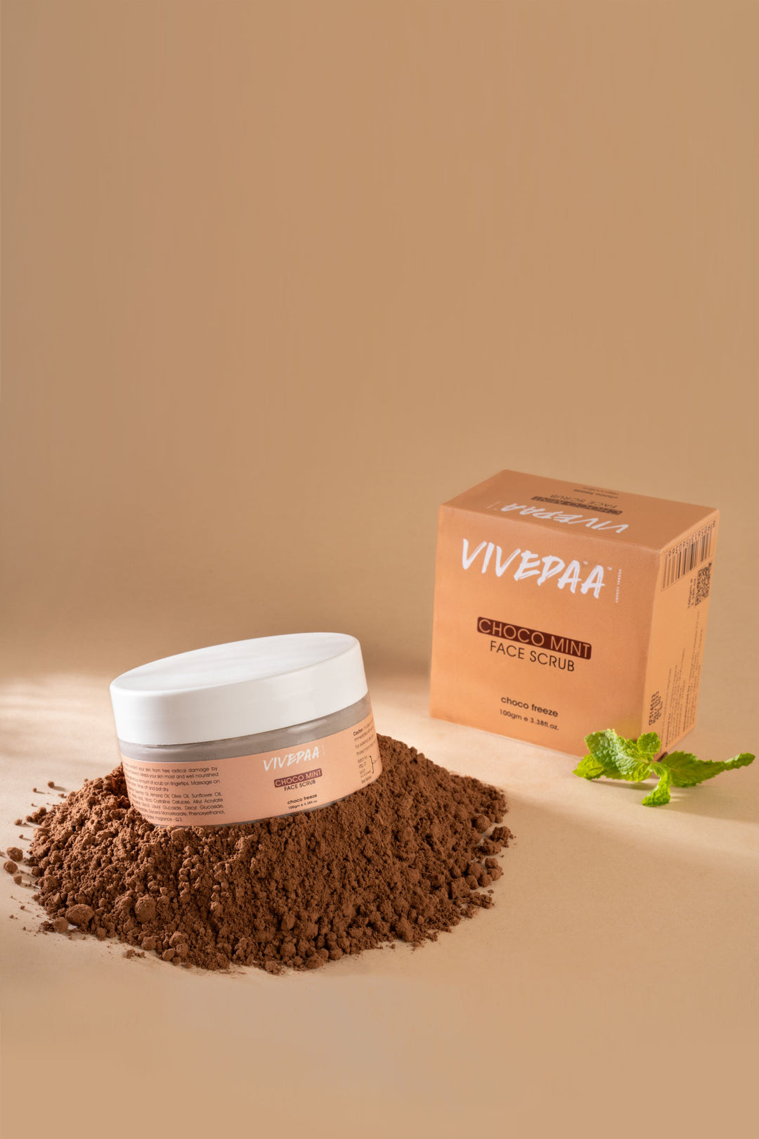 Vivedaa Natural Choco Mint Face Scrub - 100 g