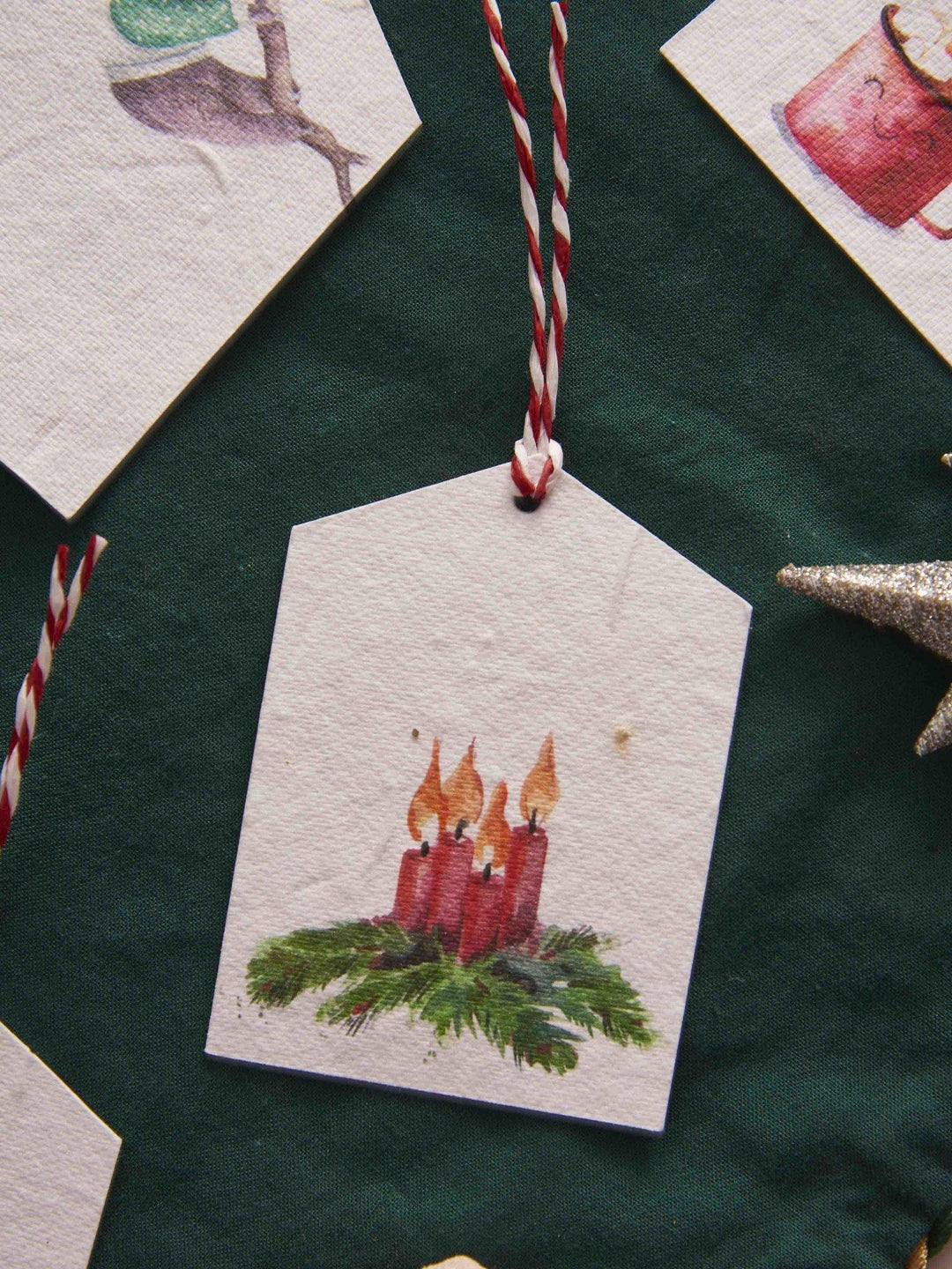 Christmas and New Year Themed Gift Tags (Set of 8)