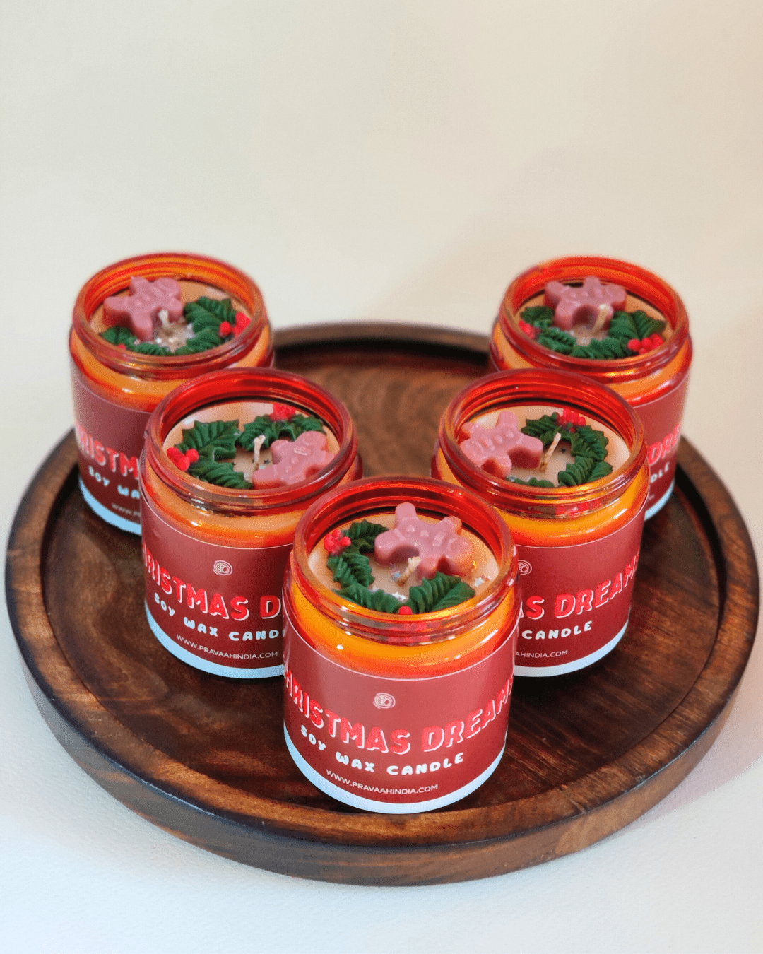 Christmas Dreams Soy Wax Candle, Chocolate Fragrance - Suspire